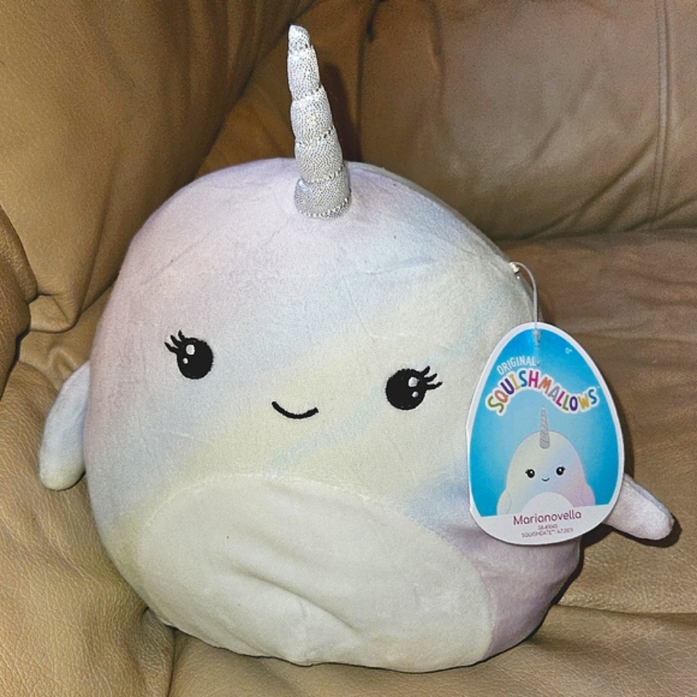 Rare Marianovella Narwhal whale Squishmallow. 6/7/2021 NWT
